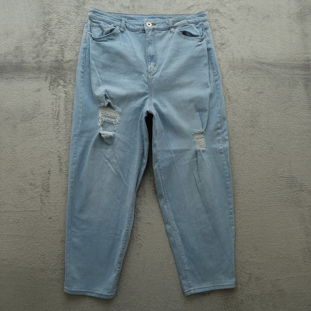 INC International Concepts Jeans Women's 16/33 High-Rise Tapered Leg 26" Inseam